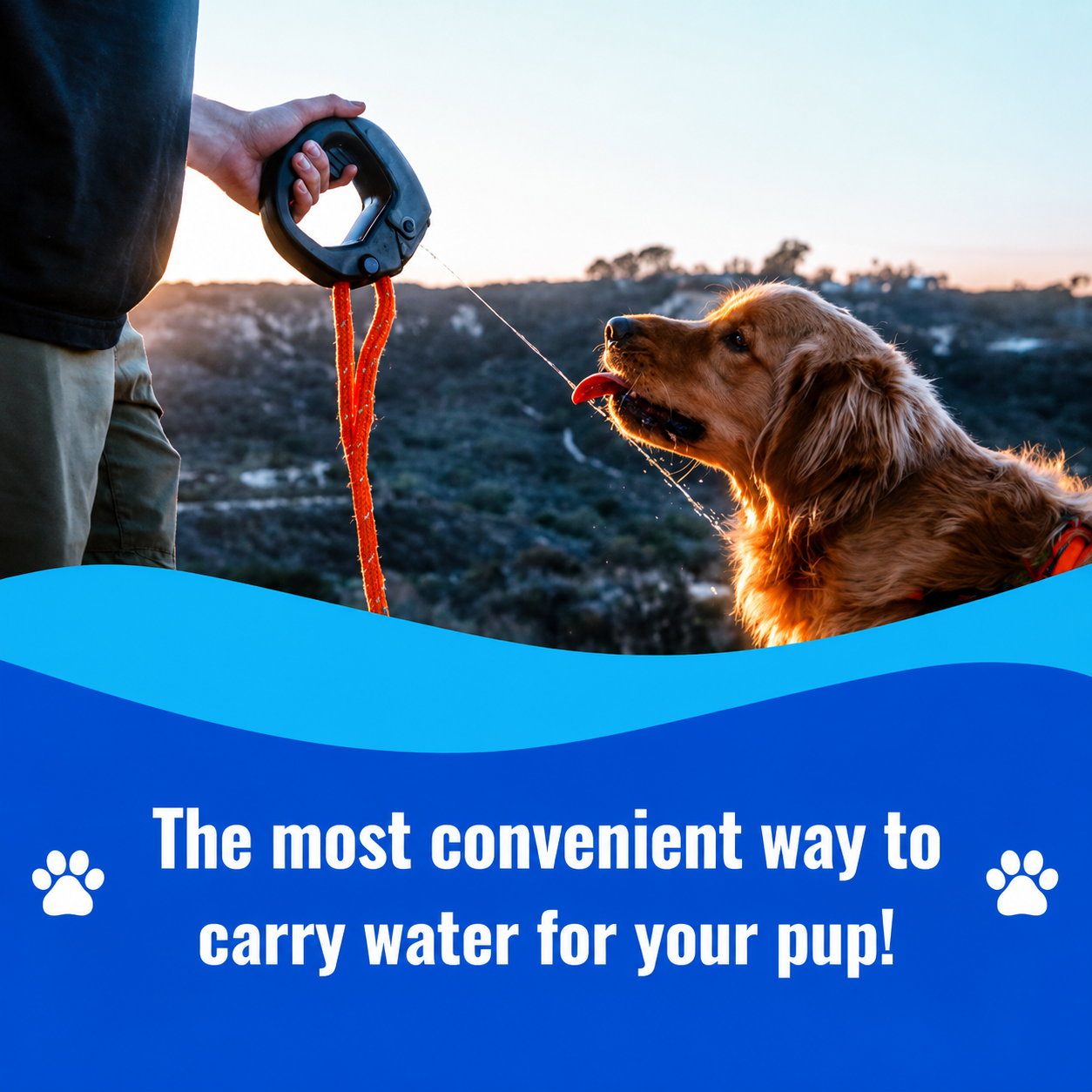 AquaGo™ — The Leak-Free Dog Water Bottle That Turns Any Walk Into a Water Break