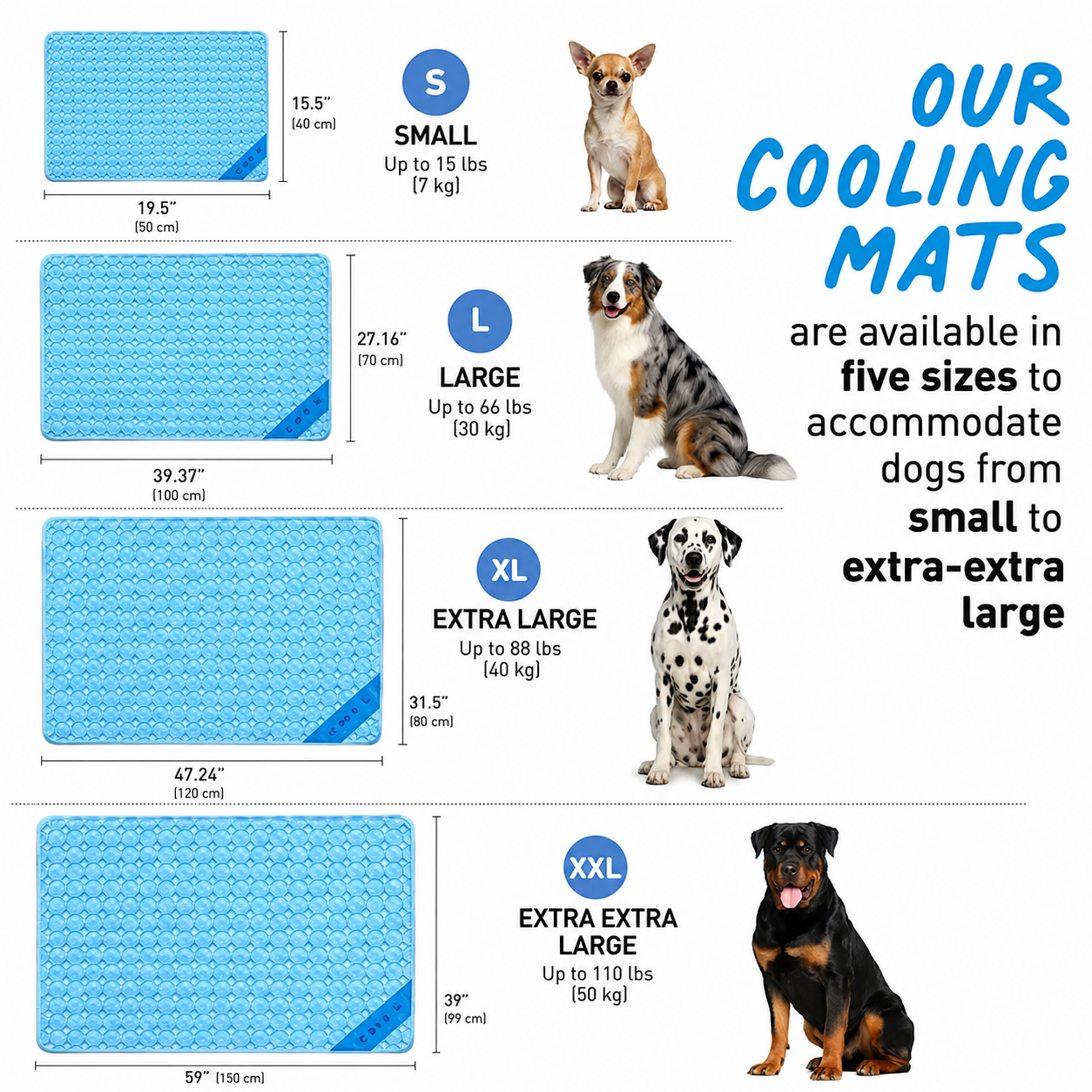 FrostMat™ - Self-Cooling Pet Mat That Keeps Dogs & Cats Cool All Summer 2.0